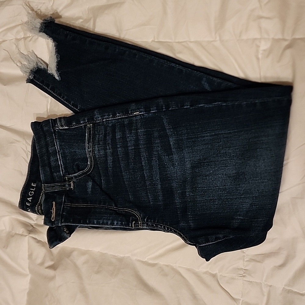 American eagle curvy high rise jegging crop